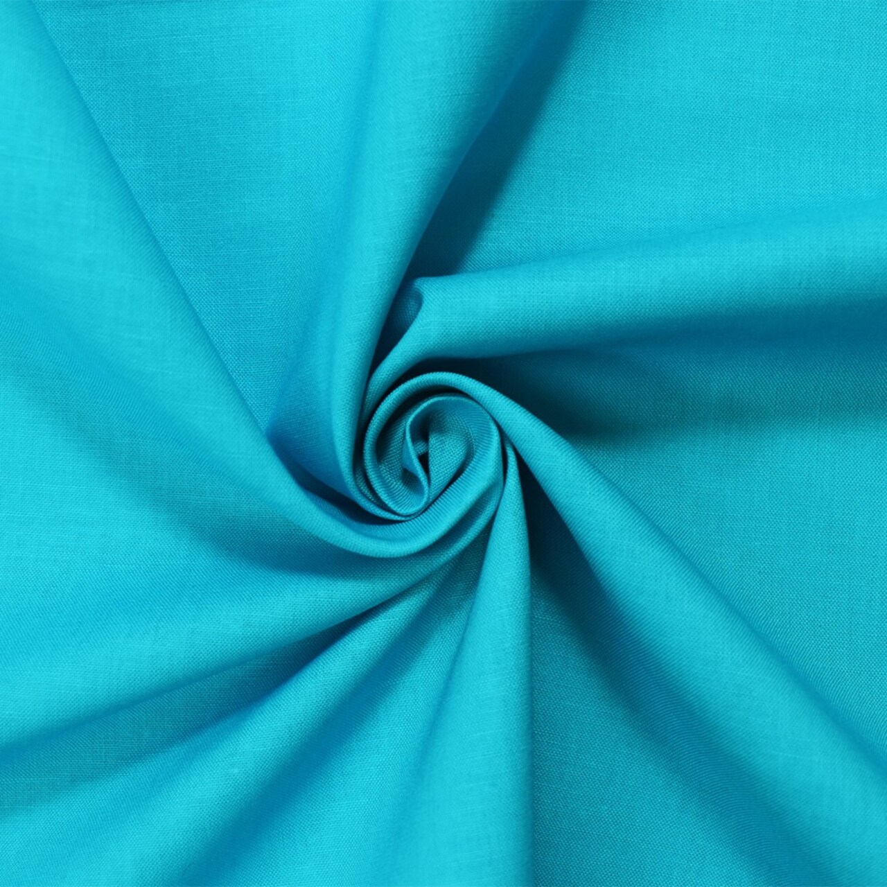 Turquoise Cotton Solid Quality Quilting Woven Fabric By the Yard